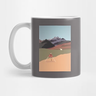 Llama in the Sacred Valley, Peru Mug